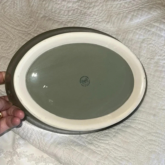 Flintridge china, made in California flowered dish. Free with bundle! - Picture 4 of 8